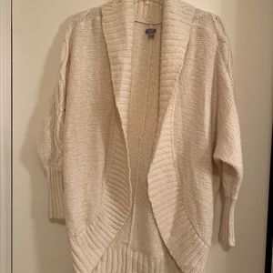 Cream American Eagle Cardigan